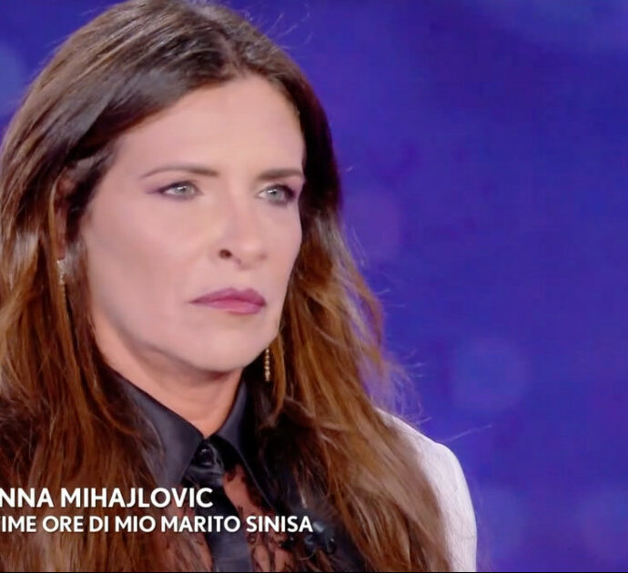 “Non abbiamo detto a Sinisa che stava per morire. Quando è andato via abbiamo sentito intorno a lui una forza enorme”: il ricordo di Arianna Mihajlovic a ‘Verissimo’