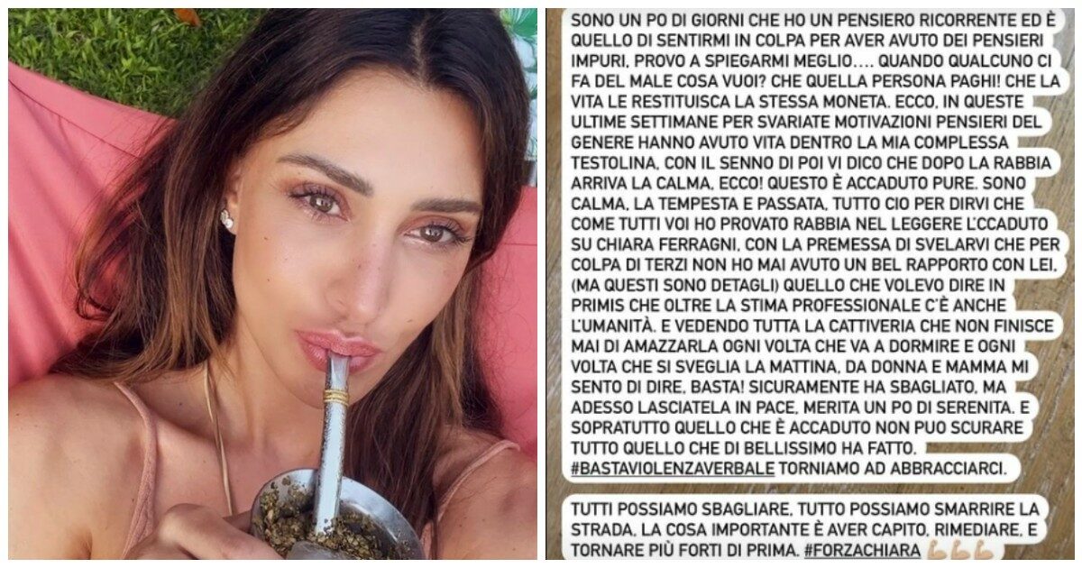 Belen difende Chiara Ferragni: “Ha sbagliato, ma adesso basta. Merita un po’ di serenità”