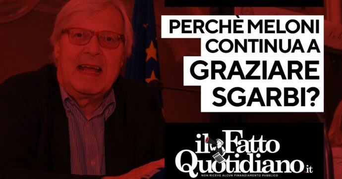 Copertina di Sgarbi, perché Meloni continua a graziare il sottosegretario? Segui la diretta con Peter Gomez