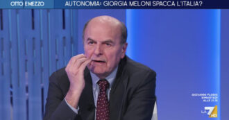 Copertina di Autonomia, Bersani a La7: “Una presa in giro vergognosa, ci tocca richiamare Garibaldi. Era più onesto Bossi a chiamarla ‘secessione'”