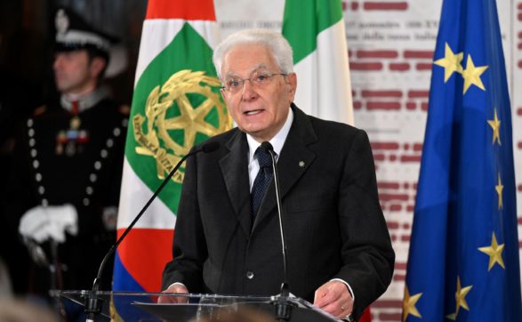 Avviso di Mattarella  a Israele: “Non neghi  lo Stato di Palestina”