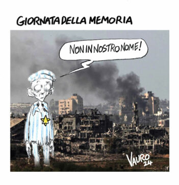 Copertina di La vignetta di Vauro