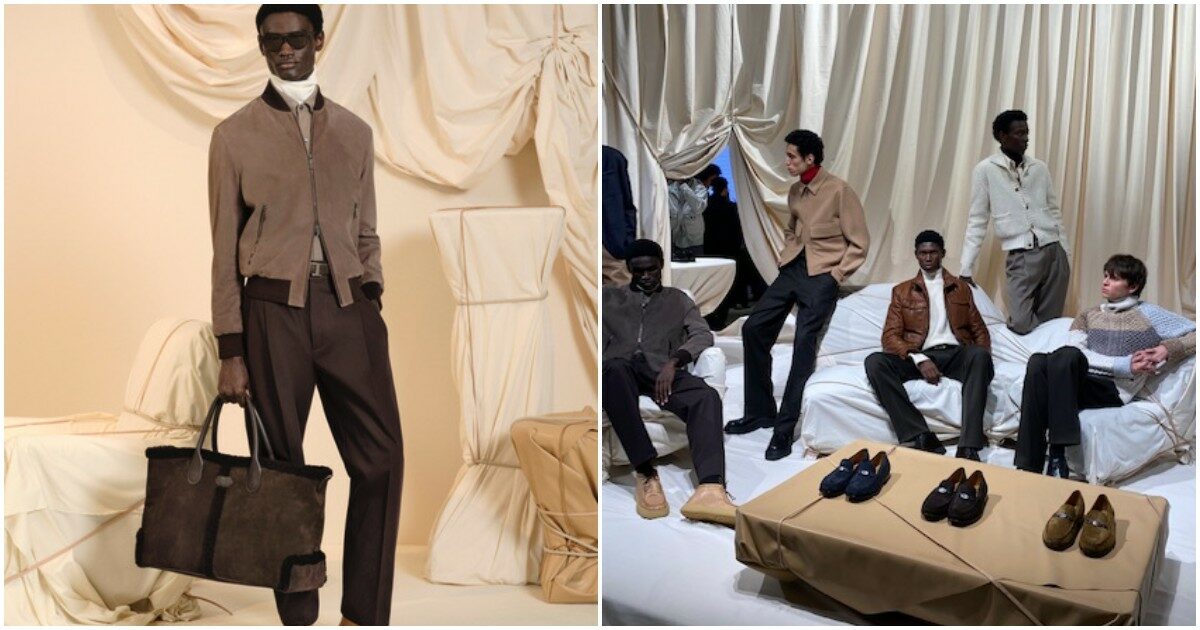 La Men’s Fashion Week piena di colpi di scena: dal total look di K-Way all’artigianalità di Tod’s. Si alza il sipario sul bomber Tod’s