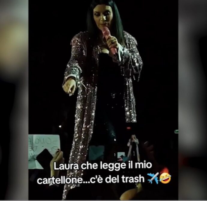 Laura Pausini, una fan le chiede una canzone per il suo ex e lei risponde: “Se è ex vada a f***o. Basta, chiudere” – Video
