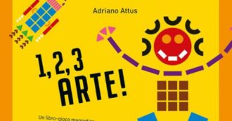 Copertina di Ho trovato divertente “1,2,3, ARTE!”, un libro-gioco che dà sfogo alla fantasia di bimbi e adulti
