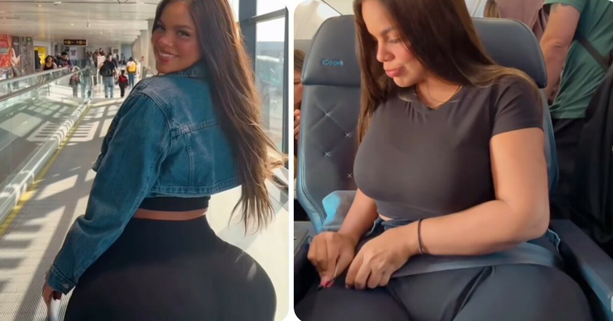 Modella curvy lancia una petizione per chiedere sedili più grandi in aereo: “Non è colpa mia se ho un c**o grosso”