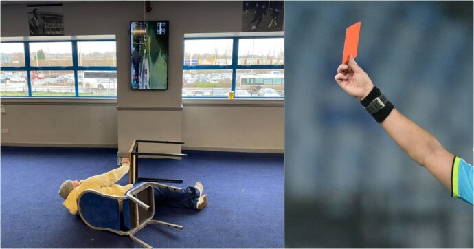 Domeniche Bestiali – Arbitri pescati in tribuna ed espulsioni per sguardi troppo… intensi. ‘Il calcio al contrario’ dai campi d’Europa