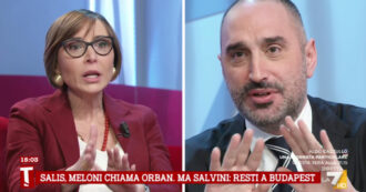 Copertina di Ilaria Salis, Lucaselli (Fdi) a La7: “Salvini? La sua è un’opinione personale”. Ma dopo meno di un minuto nega. Scontro con Gubitosa (M5s)