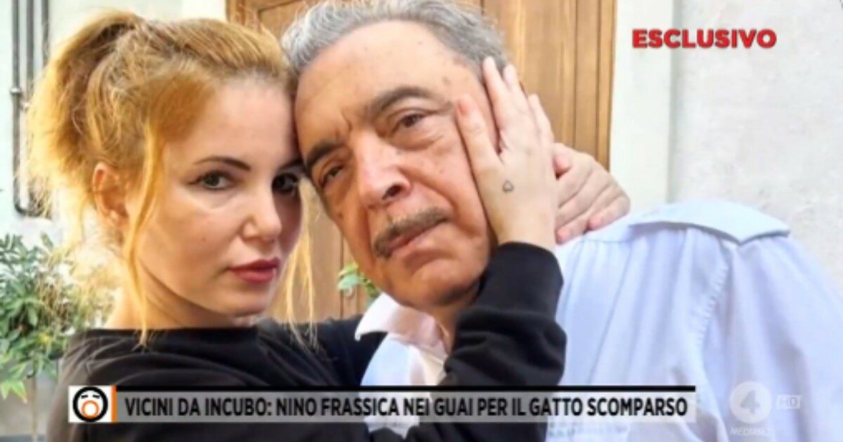 Nino Frassica e il gatto scomparso, la moglie insulta i vicini: “Vecchi del c***o, da oggi non dormirete più”