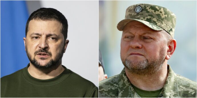 Altro colpo alla popolarità di Zelensky: prova a licenziare il capo delle forze armate ucraine Zaluzhny, ma nessuno accetta di rimpiazzarlo