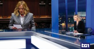 Copertina di FdI dà la linea e il Tg1 copia: la scaletta segue il mattinale