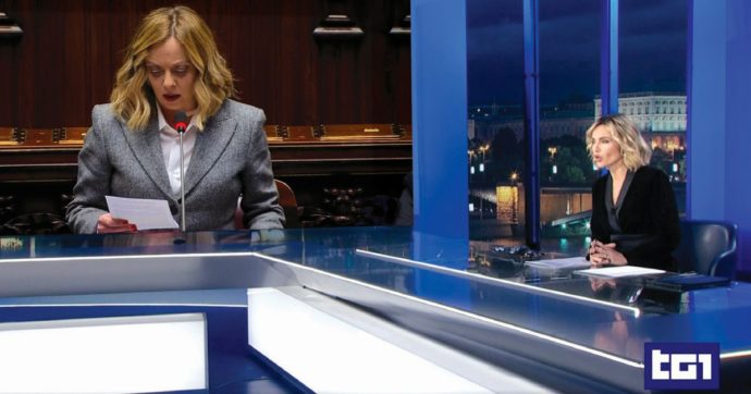 FdI dà la linea e il Tg1 copia: la scaletta segue il mattinale