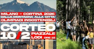 Copertina di Milano-Cortina, la battaglia ambientalista: cortei contro le “Olimpiadi insostenibili” e la pista da bob. “Occupiamo i 500 larici secolari”