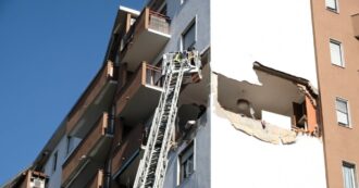 Copertina di Milano, esplode un appartamento in una palazzina a Corsico: possibile fuga di gas. Due persone in salvo