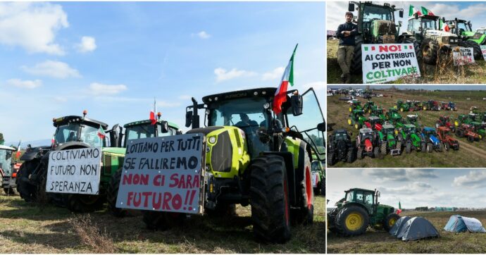 Protesta trattori, a Roma nuovi punti di raccolta: “Dialogo con la prefettura, venerdì un corteo sul Gra”. Presidi in corso in tutta Italia