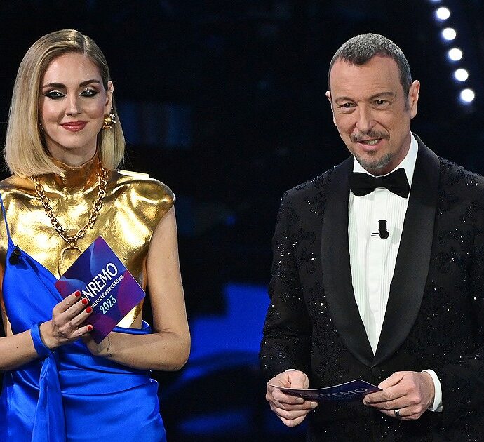 Amadeus-Ferragni, la multa del Tar per pubblicità occulta durante il Festival di Sanremo 2023. La Rai: “Ricorso al consiglio di Stato”