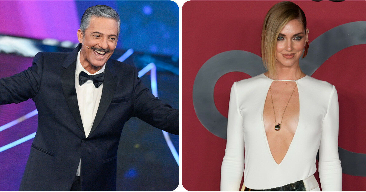 Sanremo 2024, Fiorello cita Chiara Ferragni sul mantello che ‘sfotte’ Amadeus: “Pensati libero”. La reazione dell’influencer