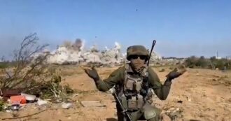 Copertina di Soldati israeliani esultano per le distruzioni a Gaza: i video analizzati dal Nyt e le possibili violazioni della Convenzione di Ginevra