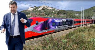 Copertina di Salvini se la prende col treno del Festival per colpire Meloni & C.
