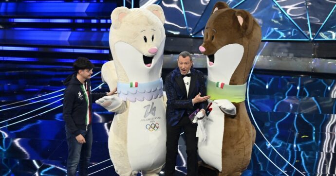 A Sanremo debuttano Tina e Milo, mascotte delle Olimpiadi Milano-Cortina: perché si chiamano così