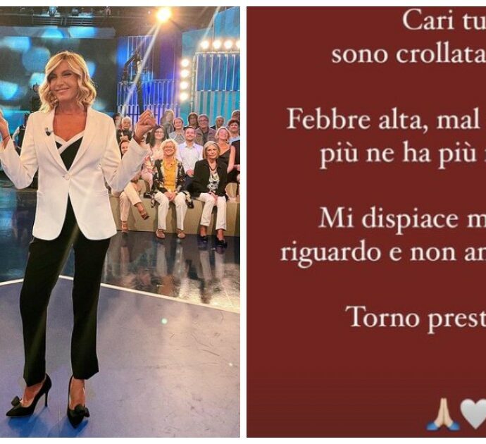 Myrta Merlino salta Pomeriggio Cinque e viene sostituita: “Sono crollata anche io”. Il motivo dell’assenza