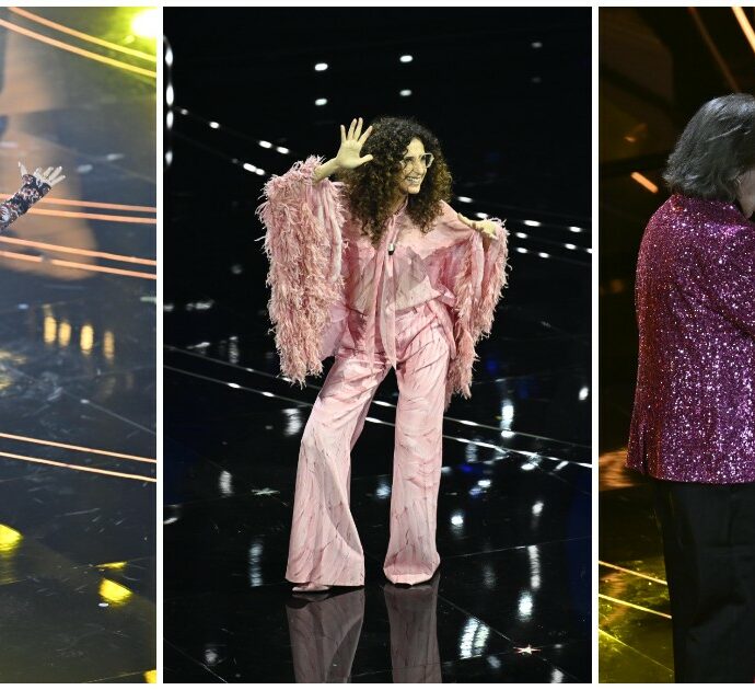 Sanremo 2024, le pagelle ai look della terza serata: Teresa Mannino ruggente in Roberto Cavalli (voto 8), male Angelina Mango. I Ricchi e Poveri in rosa shoking – FOTO