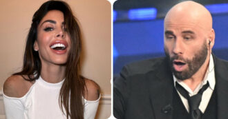 Copertina di Sanremo 2024, Guendalina Tavassi scrive a John Travolta dopo il ballo del qua qua: la proposta inaspettata e la chat con l’attore
