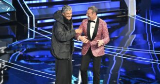 Copertina di Sanremo 2024, Fiorello: “Il Festival fa più del 60% di share, Amadeus batte Meloni e Schlein messe insieme”