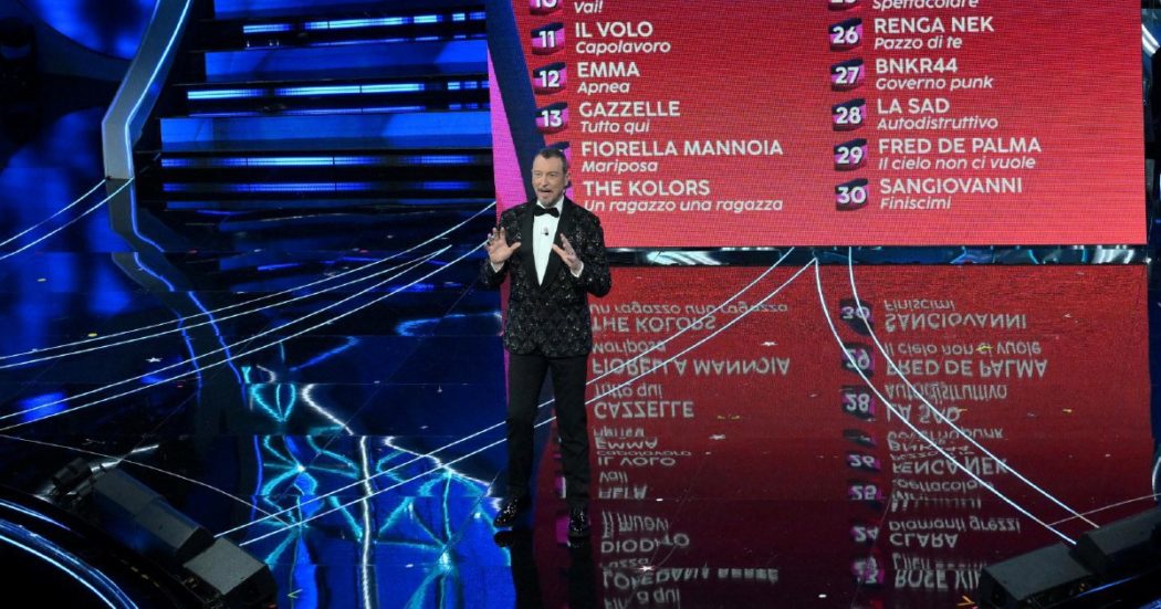 Sanremo 2024, proteste sui social per il televoto: “Non arriva la conferma”. Amadeus: “Continuate a votare, è tutto regolare”