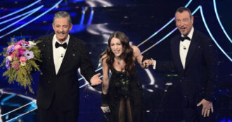 Copertina di Sanremo 2024, Angelina cade sul palco e commenta così sui social: “Se rischio di inciampare almeno fermo la noia” – VIDEO