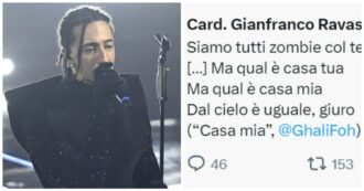 Copertina di Sanremo 2024, spunta il like del Vaticano al brano di Ghali: ecco i versi condivisi sui social dal cardinale Ravasi
