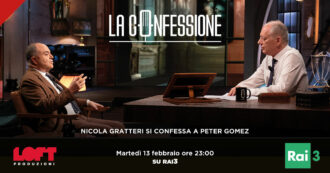 Copertina di Nicola Gratteri a La Confessione (Rai3) di Peter Gomez: “Ecco come la ‘ndrangheta voleva ammazzare mio figlio con un Suv”