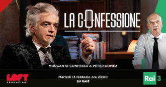 Copertina di Morgan a La Confessione (Rai3) di Peter Gomez: “Ghali ha fatto bene a parlare di pace a Sanremo. Fedez? Un ignorante. Alla Meloni ho voluto dare una carezza mediatica”