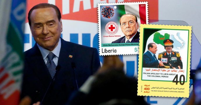 Copertina di Francobollo con la faccia di B.: l’Italia si allinea ai Paesi africani