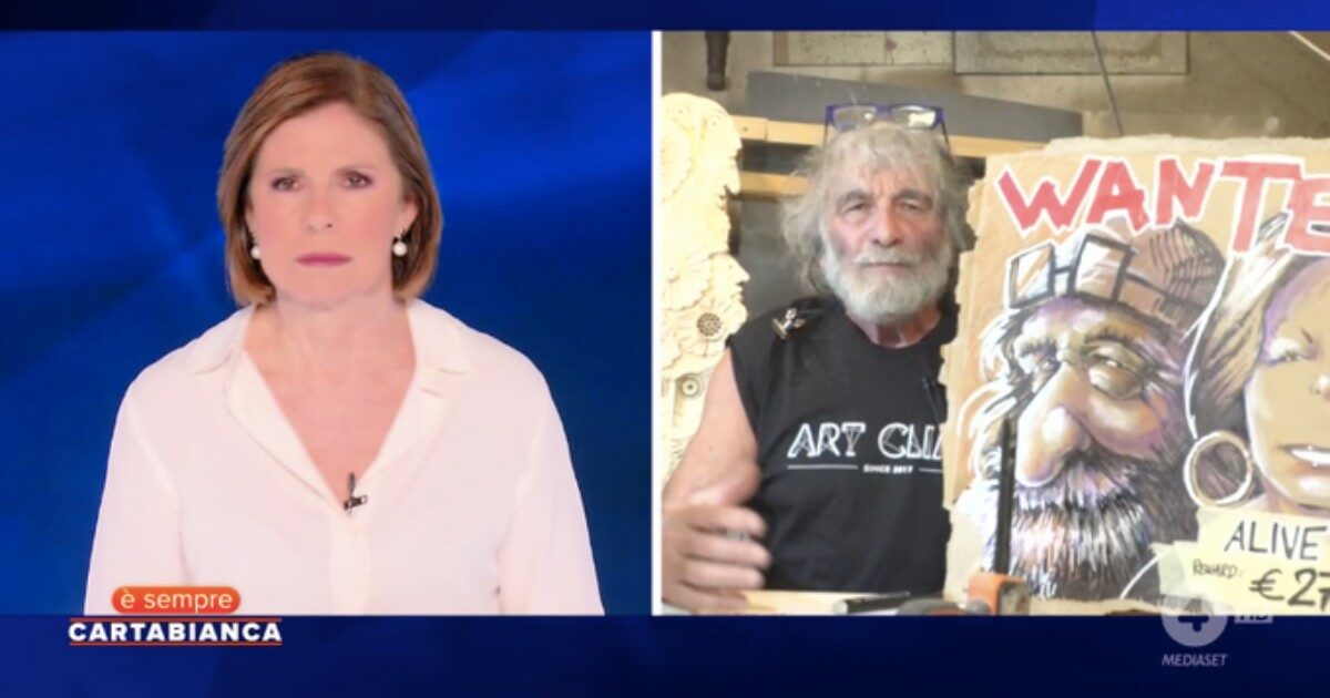 È sempre Cartabianca, Mauro Corona su Sanremo: “Russell Crowe? Mi sono immedesimato nella sua bella pancia da gladiatore in pensione”