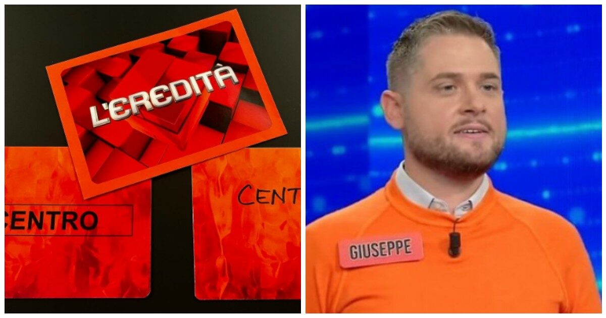 L’Eredità, eliminato Giuseppe Guerra: quanti soldi ha vinto il campione che ha fatto coming out in tv