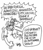 Copertina di La vignetta di Vauro