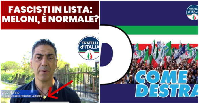 Marco Nonno imbarazza Fratelli d’Italia: l’ex consigliere nostalgico e condannato corre al congresso di Napoli attaccando il partito