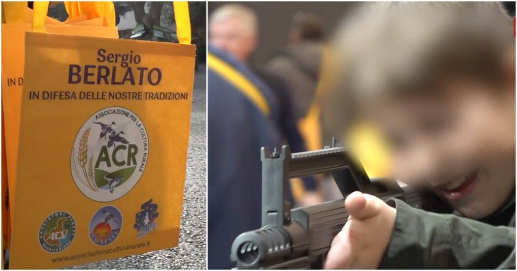 Il viaggio all’Eos Show di Verona, dove si sogna l’America tra bambini con armi in mano e gadget dell’eurodeputato di Fratelli d’Italia