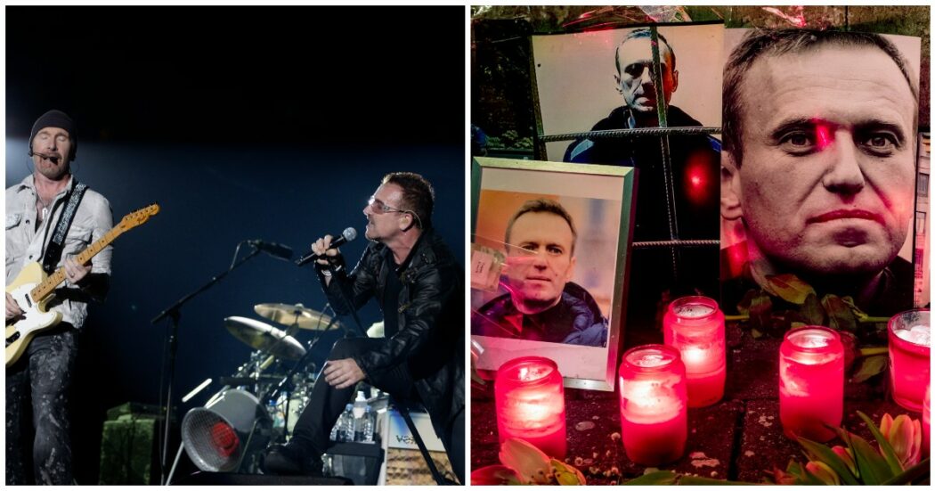 “Chi crede nella libertà deve ricordare e pronunciare il suo nome”: l’omaggio degli U2 ad Aleksei Navalny – VIDEO