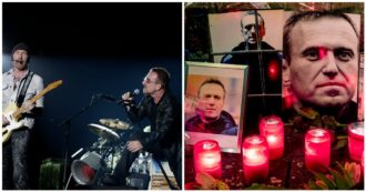 Copertina di “Chi crede nella libertà deve ricordare e pronunciare il suo nome”: l’omaggio degli U2 ad Aleksei Navalny – VIDEO