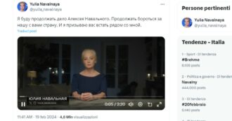 Copertina di Sospeso e riattivato l’account X di Yulia Navalnaya e in Russia Oleg Navalny (fratello di Alexei) inserito nella lista dei ricercati