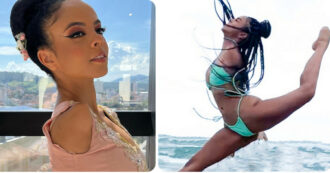 Copertina di Vitoria Bueno, la ballerina nata senza braccia amata dai talent show: “Quando danzo le seguo con gli occhi come se fossero lì”