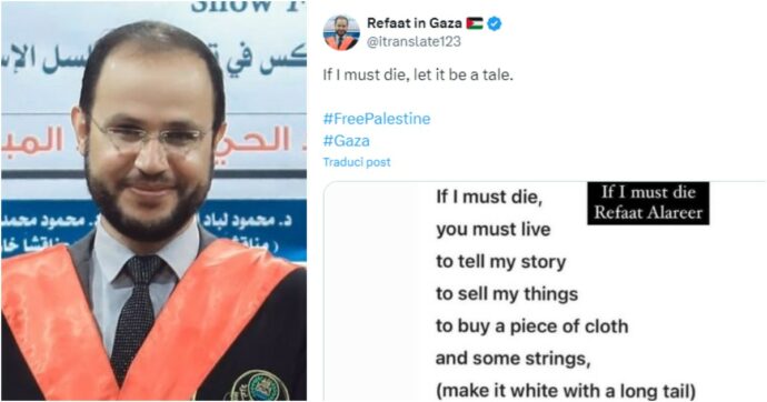 Gaza writes back, la raccolta che Refaat Alareer lascia è una testimonianza: ‘Scrivere, un obbligo’