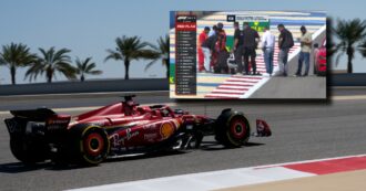 Copertina di F1, clamoroso in Bahrain: salta un tombino e viene colpito dalla Ferrari di Leclerc. Sospesi i test