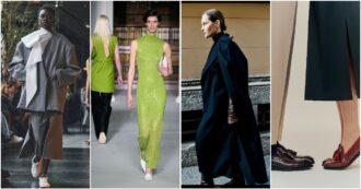 Copertina di Milano Fashion Week giorno 3: la gestualità di Fratelli Rossetti, l’alta sartoria di Brioni e la moda “filosofica” di Calcaterra
