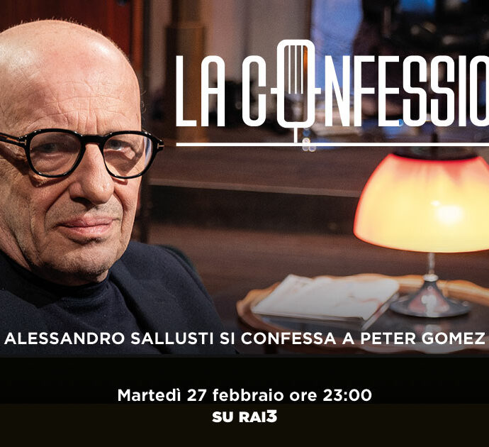Alessandro Sallusti a La Confessione (Rai3) di Gomez: “Mandai l’allora premier Renzi a fan…o al telefono dopo che mi fece una sfuriata””