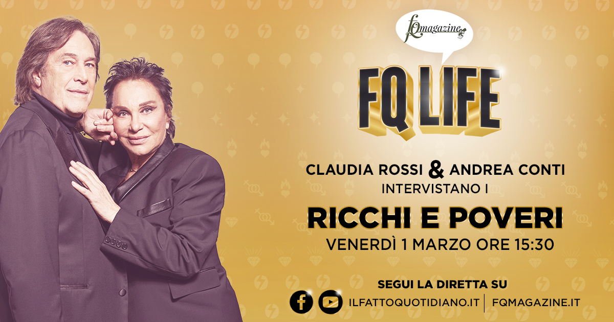 I Ricchi e Poveri presentano “Ma non tutta la vita”, in diretta con Claudia Rossi e Andrea Conti