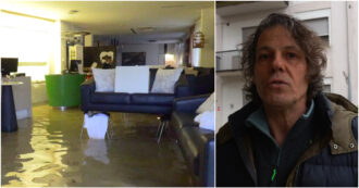 Copertina di Vicenza, hotel invaso dall’acqua dopo l’alluvione. Il proprietario: “Ho portato via gli ospiti in spalla”