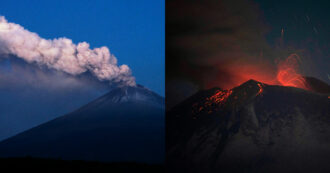 Copertina di Messico, preoccupa l’attività del vulcano Popocatépetl che minaccia la capitale. Decine di voli cancellati per la colonna di fumi e gas